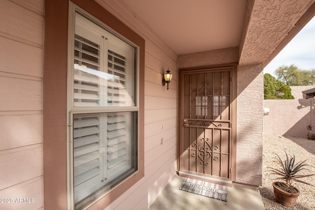 view of entrance to property