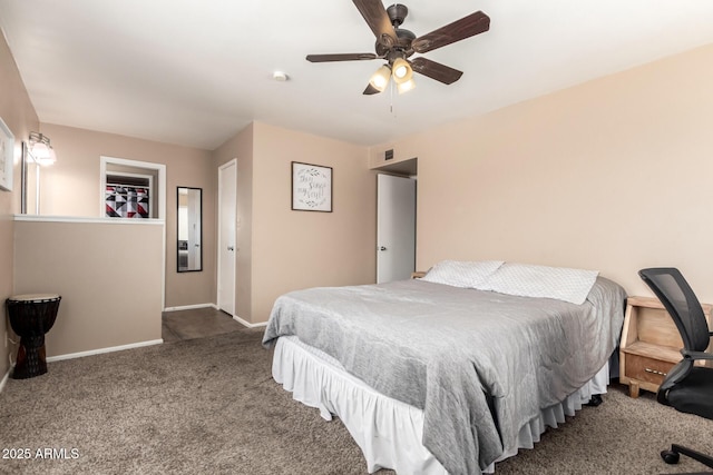 1263 W Del Rio St, Chandler, AZ 85224 - bedroom featuring carpet and a ceiling fan