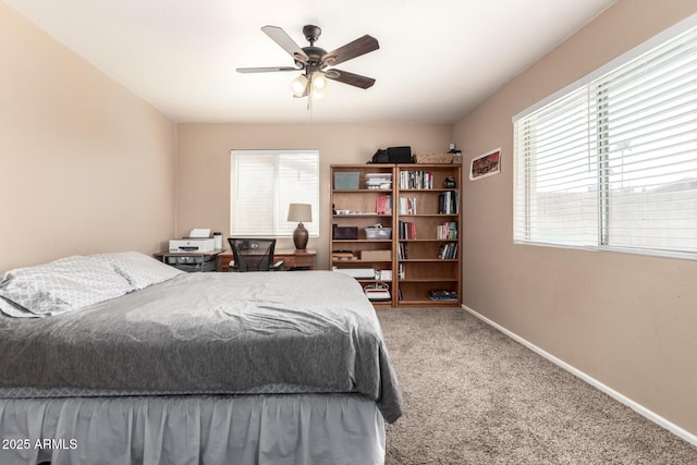1263 W Del Rio St, Chandler, AZ 85224 - bedroom with carpet flooring and ceiling fan