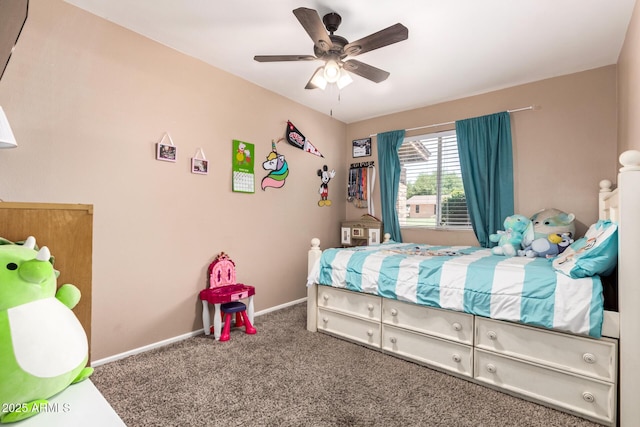 1263 W Del Rio St, Chandler, AZ 85224 - bedroom featuring carpet and a ceiling fan