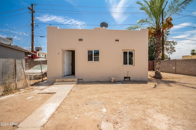 view of back of house