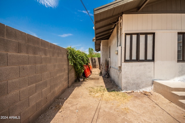 view of side of property