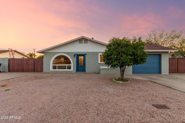 332 S 83rd Pl, Mesa, AZ 85208 - view of front of home featuring brick siding and concrete driveway