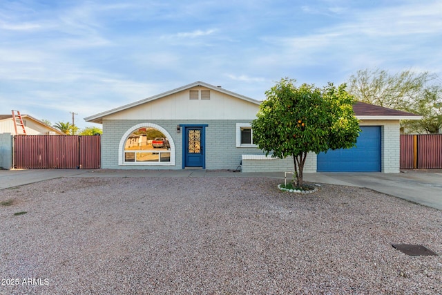 332 S 83rd Pl, Mesa, AZ 85208 - view of front of house featuring brick siding and concrete driveway
