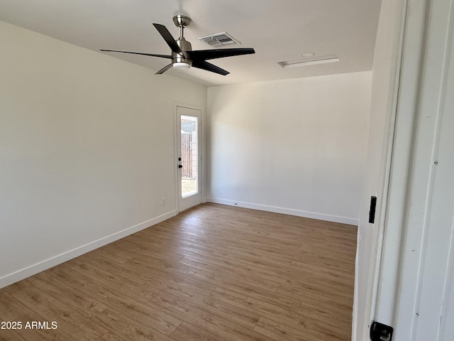 1421 W Pasadena Ave, Phoenix, AZ 85013 - unfurnished room with light wood-style floors and a ceiling fan