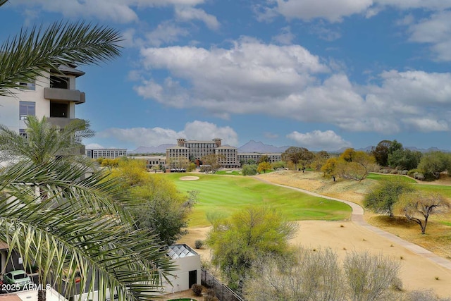 view of home's community with golf course view