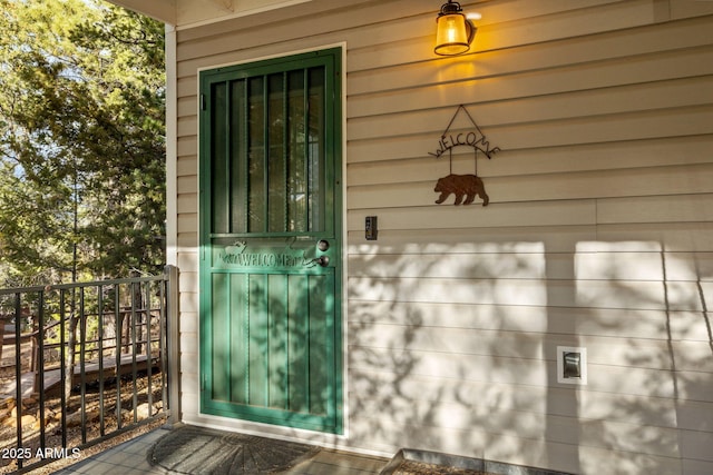 view of entrance to property