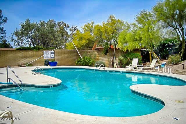 view of pool