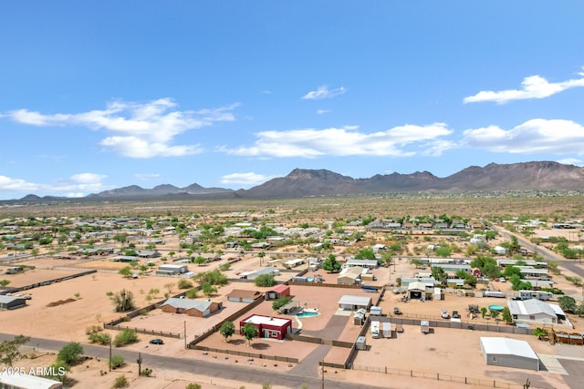 2926 W Smoketree St, Apache Junction, AZ 85120 - aerial perspective of suburban area featuring a mountainous background