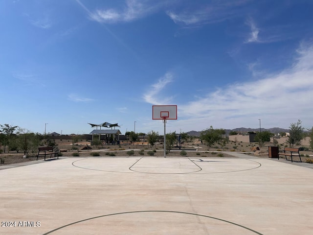 view of sport court