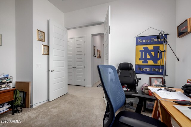 4044 E Dawson Dr E, Chandler, AZ 85249 - carpeted home office with tile patterned flooring