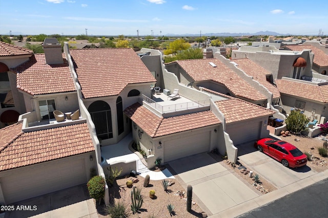 drone / aerial view featuring a residential view