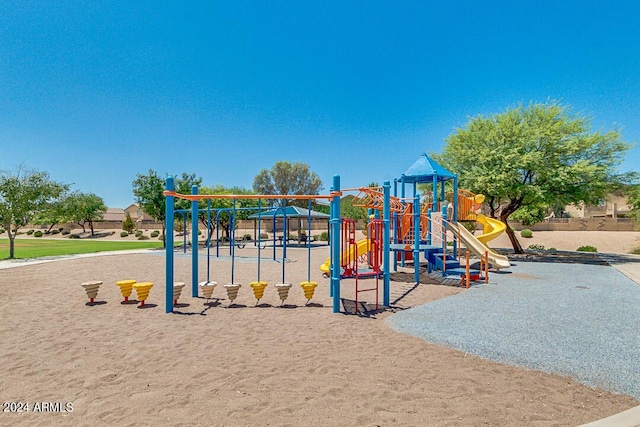 view of communal playground