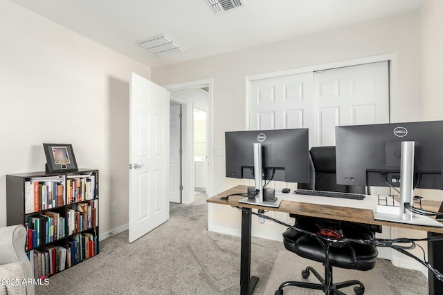 4110 S 58th Ln, Phoenix, AZ 85043 - office space featuring visible vents, carpet floors, and baseboards