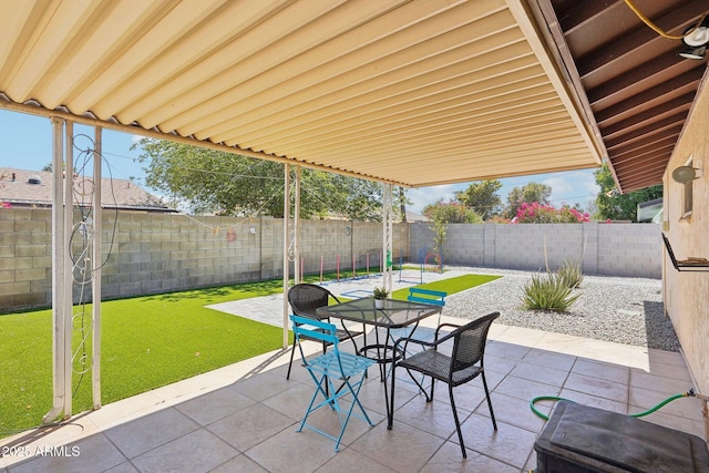 207 E Strahan Dr, Tempe, AZ 85283 - view of patio / terrace with outdoor dining area
