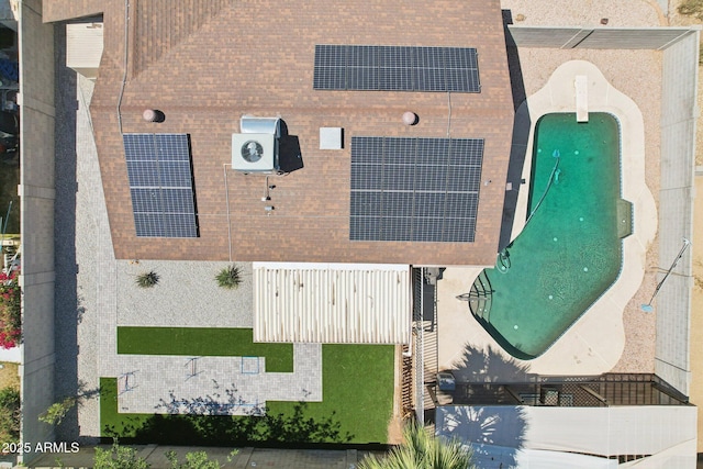 207 E Strahan Dr, Tempe, AZ 85283 - view from above of property featuring a pool area