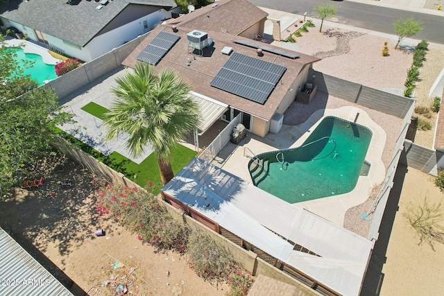 207 E Strahan Dr, Tempe, AZ 85283 - view from above of property with a pool area