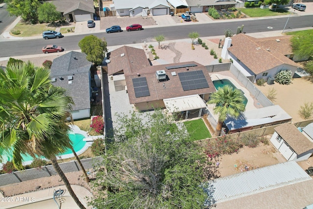 207 E Strahan Dr, Tempe, AZ 85283 - aerial view of residential area with a pool