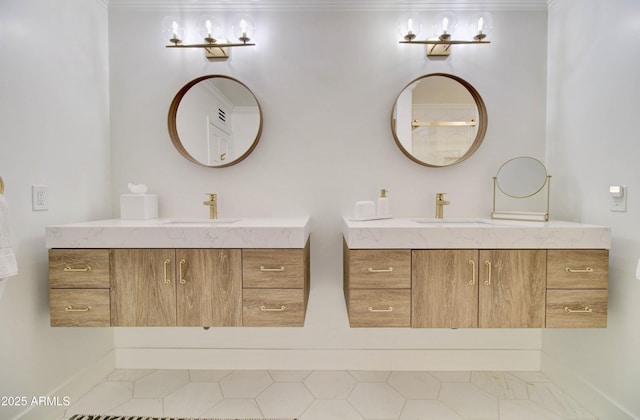 1712 E Fairfield St, Mesa, AZ 85203 - bathroom with two vanities