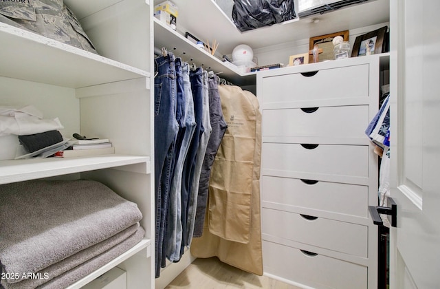 1712 E Fairfield St, Mesa, AZ 85203 - walk in closet featuring light wood-style flooring