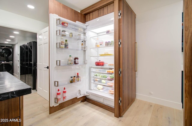 1712 E Fairfield St, Mesa, AZ 85203 - pantry with stacked washing machine and dryer