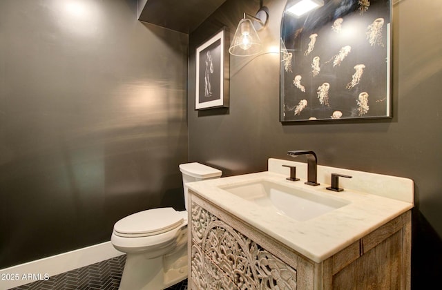 1712 E Fairfield St, Mesa, AZ 85203 - bathroom with vanity and toilet