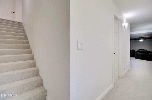 1712 E Fairfield St, Mesa, AZ 85203 - staircase with carpet floors and baseboards