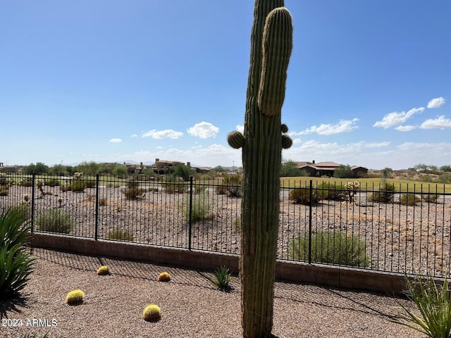 view of yard featuring a rural view