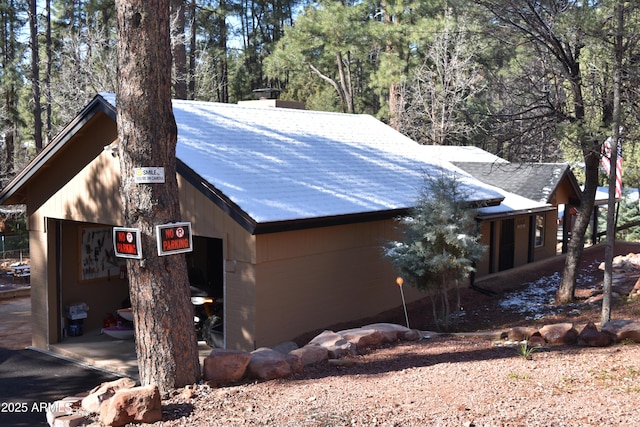 view of home's exterior