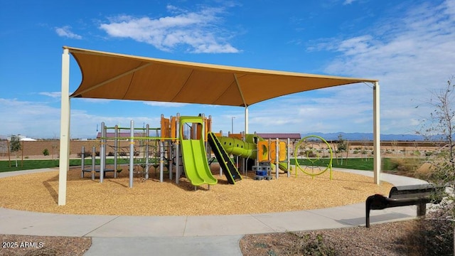 3334 E Valleyhigh Trl, San Tan Valley, AZ 85143 - community playground with a mountain view