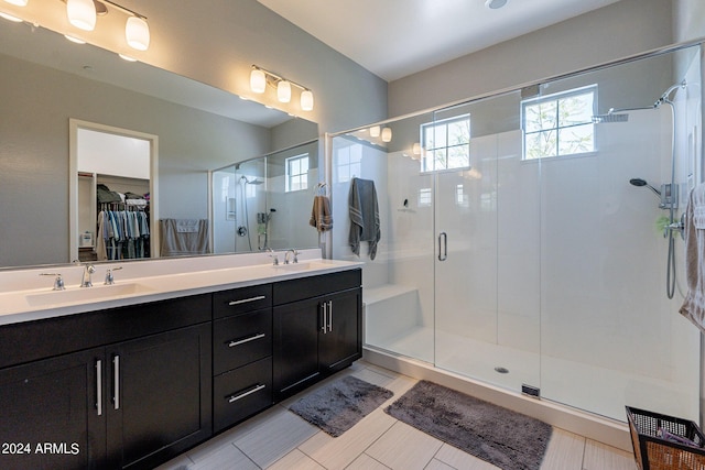 12035 W Roy Rogers Rd, Peoria, AZ 85383 - bathroom featuring vanity and a shower with shower door