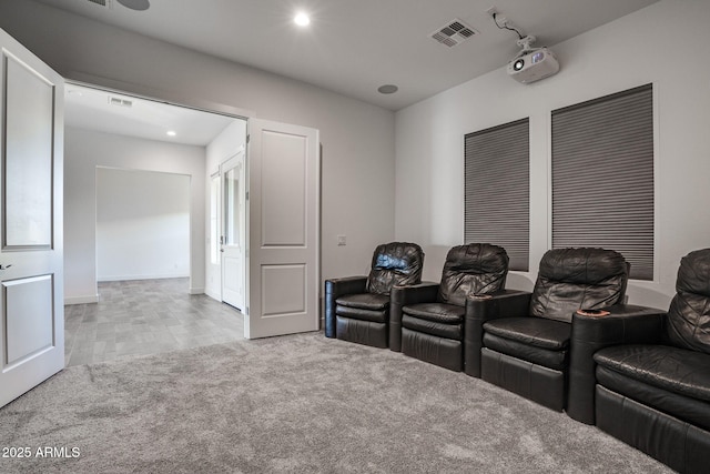 11534 N Jerome St, Surprise, AZ 85388 - cinema room with carpet flooring and recessed lighting