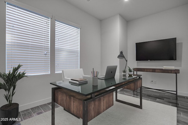 11534 N Jerome St, Surprise, AZ 85388 - office area with wood finish floors and baseboards