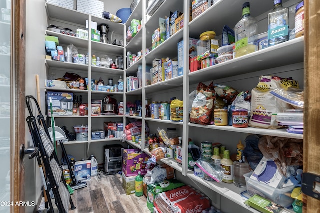 view of pantry