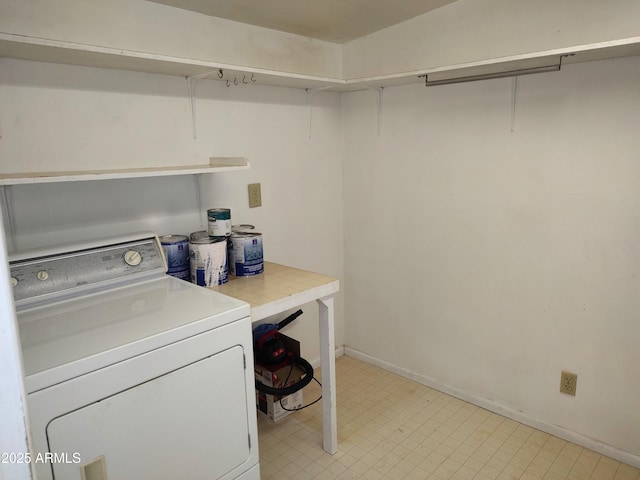 washroom featuring washer / clothes dryer