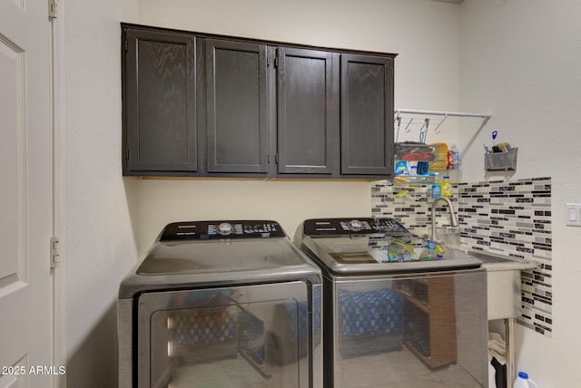 5940 W Robinson Way, Chandler, AZ 85226 - laundry room featuring separate washer and dryer and cabinet space
