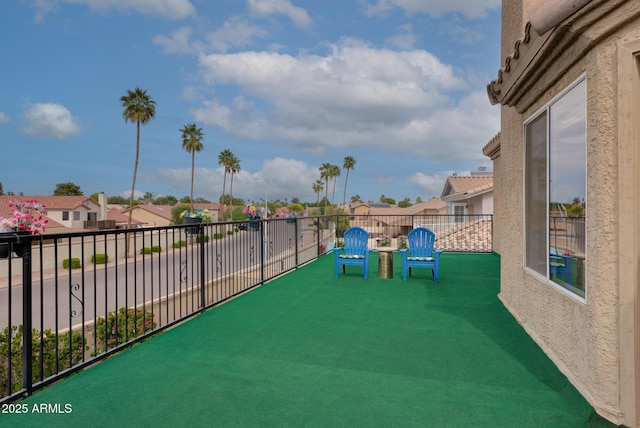 5940 W Robinson Way, Chandler, AZ 85226 - view of patio featuring a residential view and a balcony