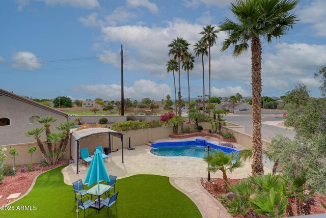 5940 W Robinson Way, Chandler, AZ 85226 - view of pool featuring a patio area and a gazebo