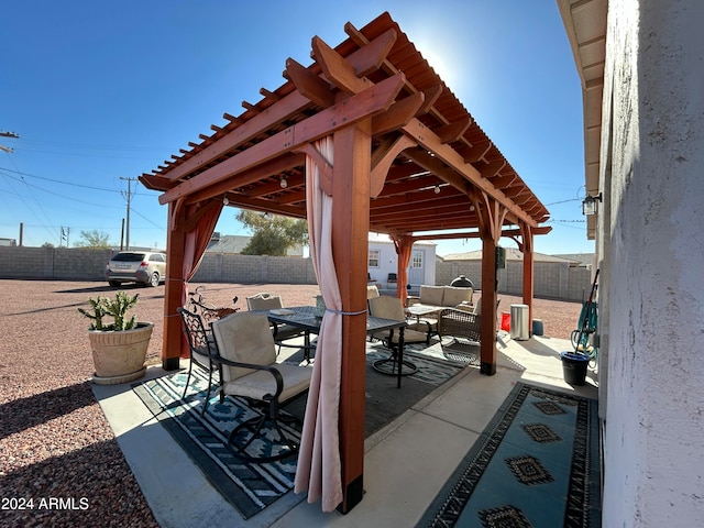 view of patio