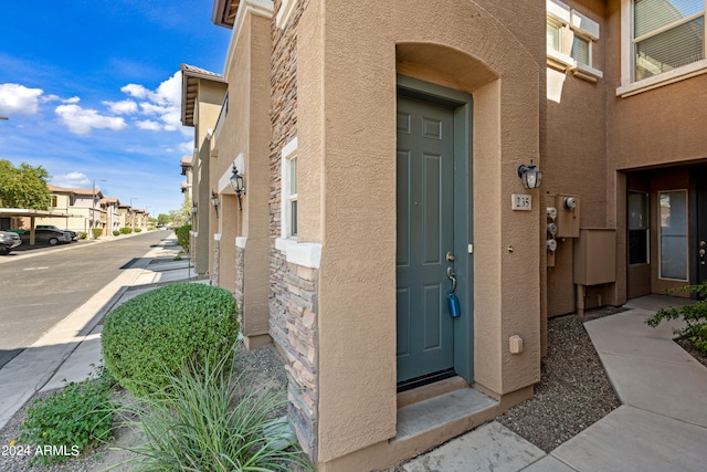 view of property entrance