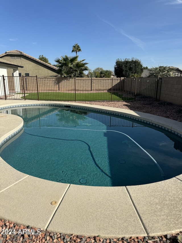 view of pool