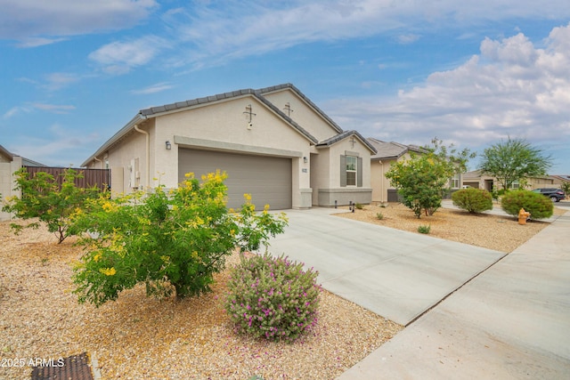 23934 W Verlea Dr, Buckeye, AZ 85326 - ranch-style home featuring driveway, a garage, and stucco siding