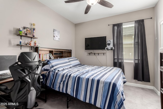 23934 W Verlea Dr, Buckeye, AZ 85326 - bedroom featuring carpet flooring, a ceiling fan, and baseboards