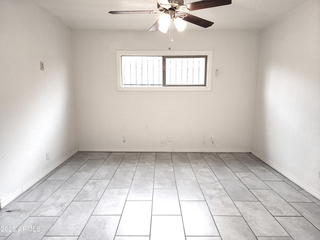 3123 W Holly St, Phoenix, AZ 85009 - unfurnished room with baseboards and ceiling fan
