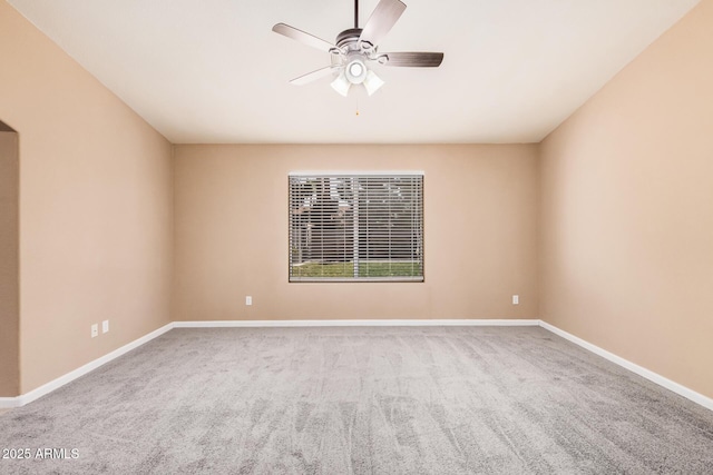 3343 W Lone Cacuts Dr, Phoenix, AZ 85027 - carpeted empty room with ceiling fan and baseboards