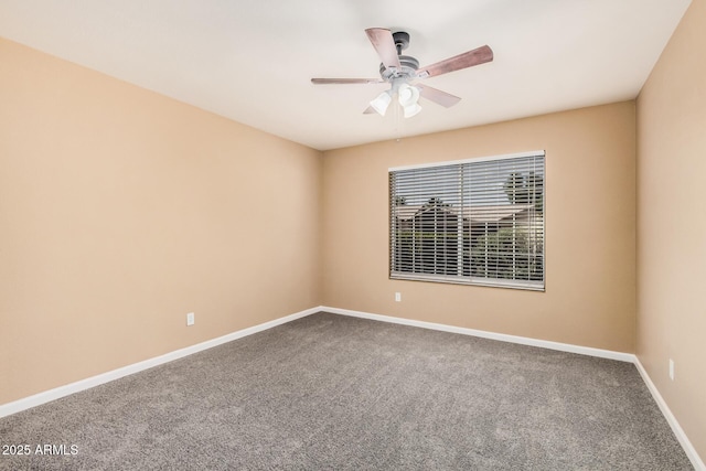 3343 W Lone Cacuts Dr, Phoenix, AZ 85027 - empty room with carpet floors and ceiling fan