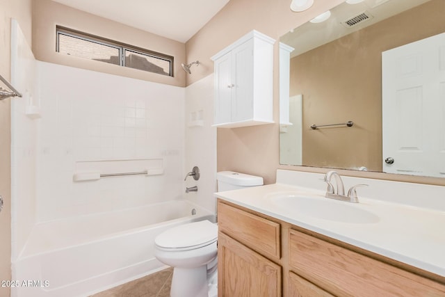 3343 W Lone Cacuts Dr, Phoenix, AZ 85027 - full bath with vanity, shower / tub combination, and tile patterned flooring