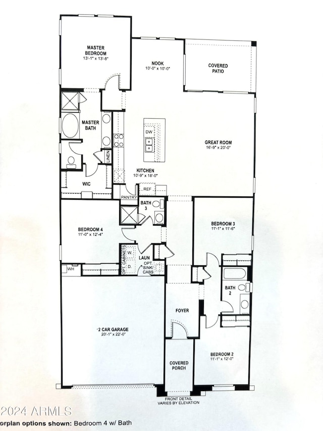 9987 W Verde Ln, Avondale, AZ 85392 - plan