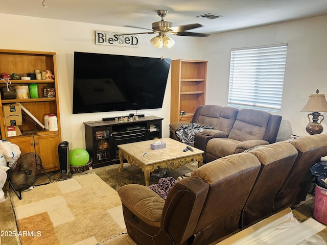 2185 W Greasewood St, Apache Junction, AZ 85120 - living area featuring ceiling fan