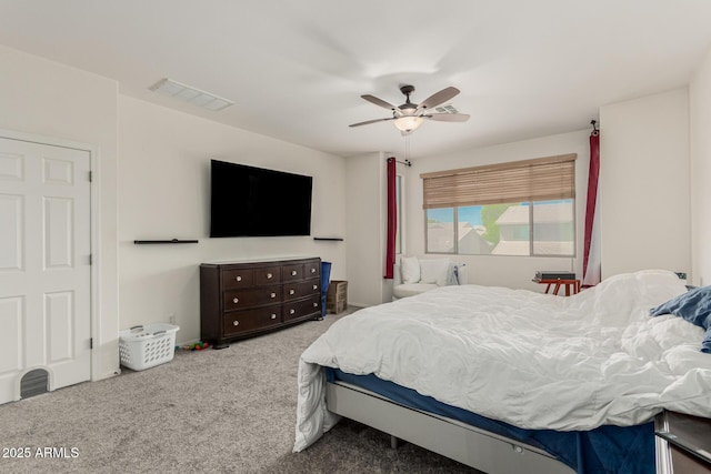 14604 W Banff Ln, Surprise, AZ 85379 - bedroom featuring carpet floors and a ceiling fan